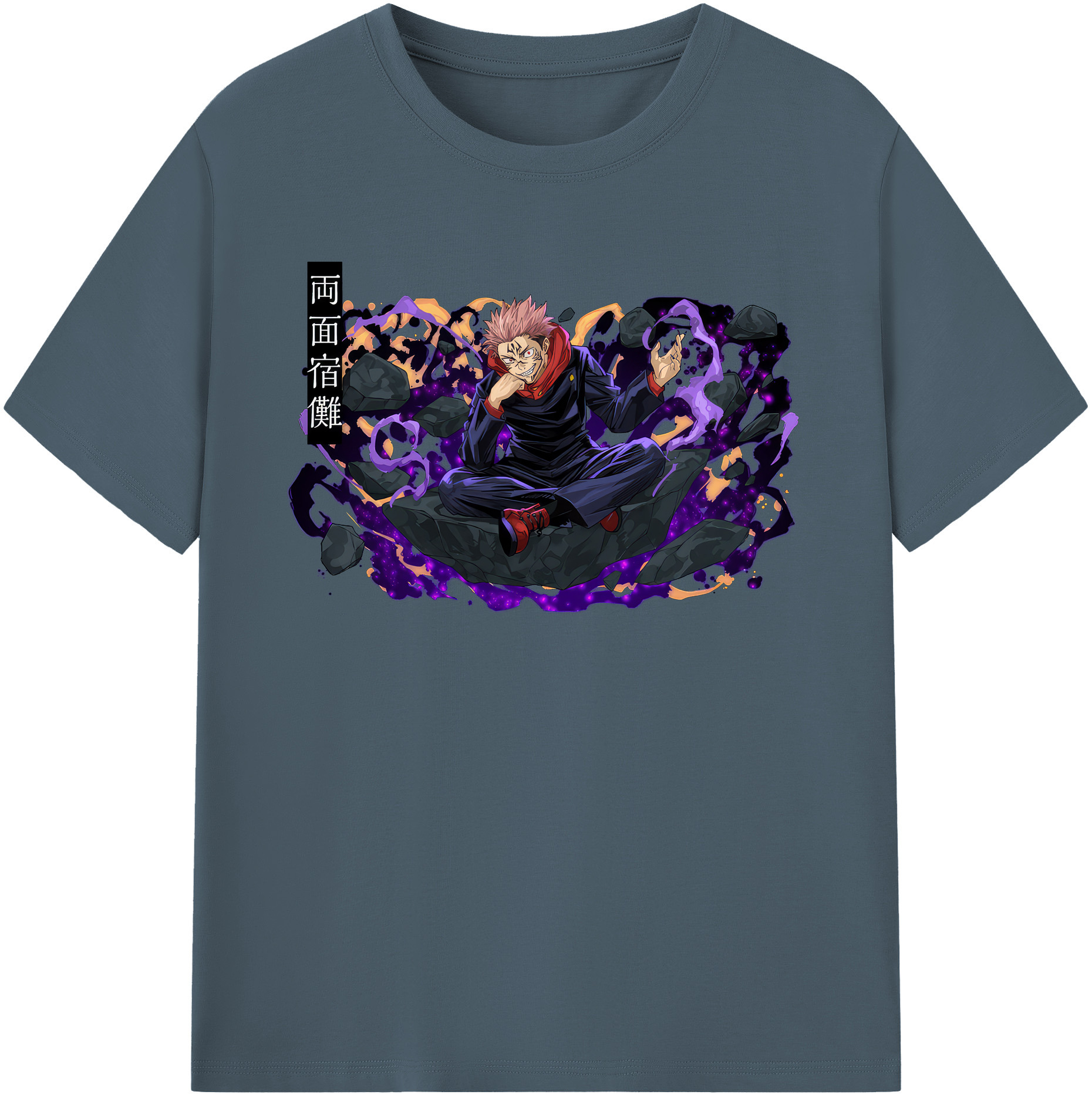 （画像用） 呪術廻戦 Jujutsu Kaisen 綿100％半袖Tシャツ（フロントプリント）